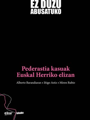 cover image of Ez duzu abusatuko